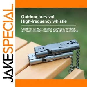 High Decibel Outdoor Survival Whistle Keychain