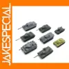 1/144 Scale Assembly Tank Model Set of 8