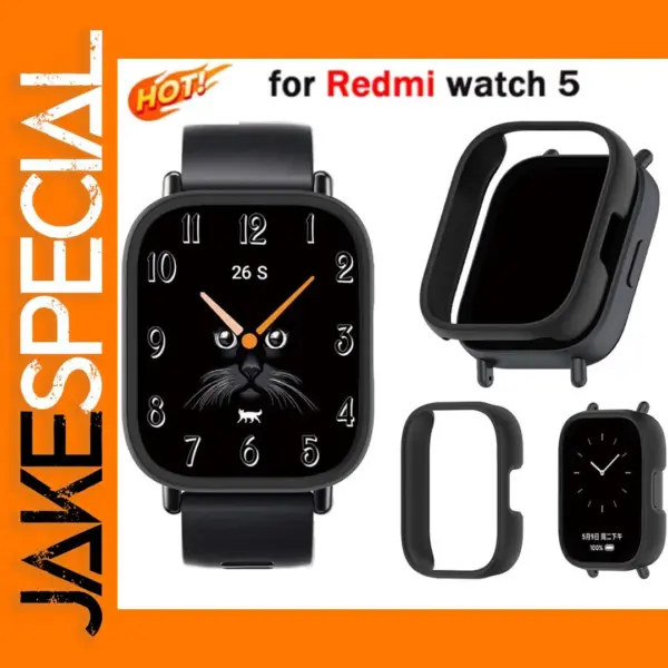 Carbon Fiber Protective Case for Redmi Watch 5 Lite