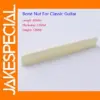Bone Saddle for Classical Guitar 80mm x 3mm x 12mm