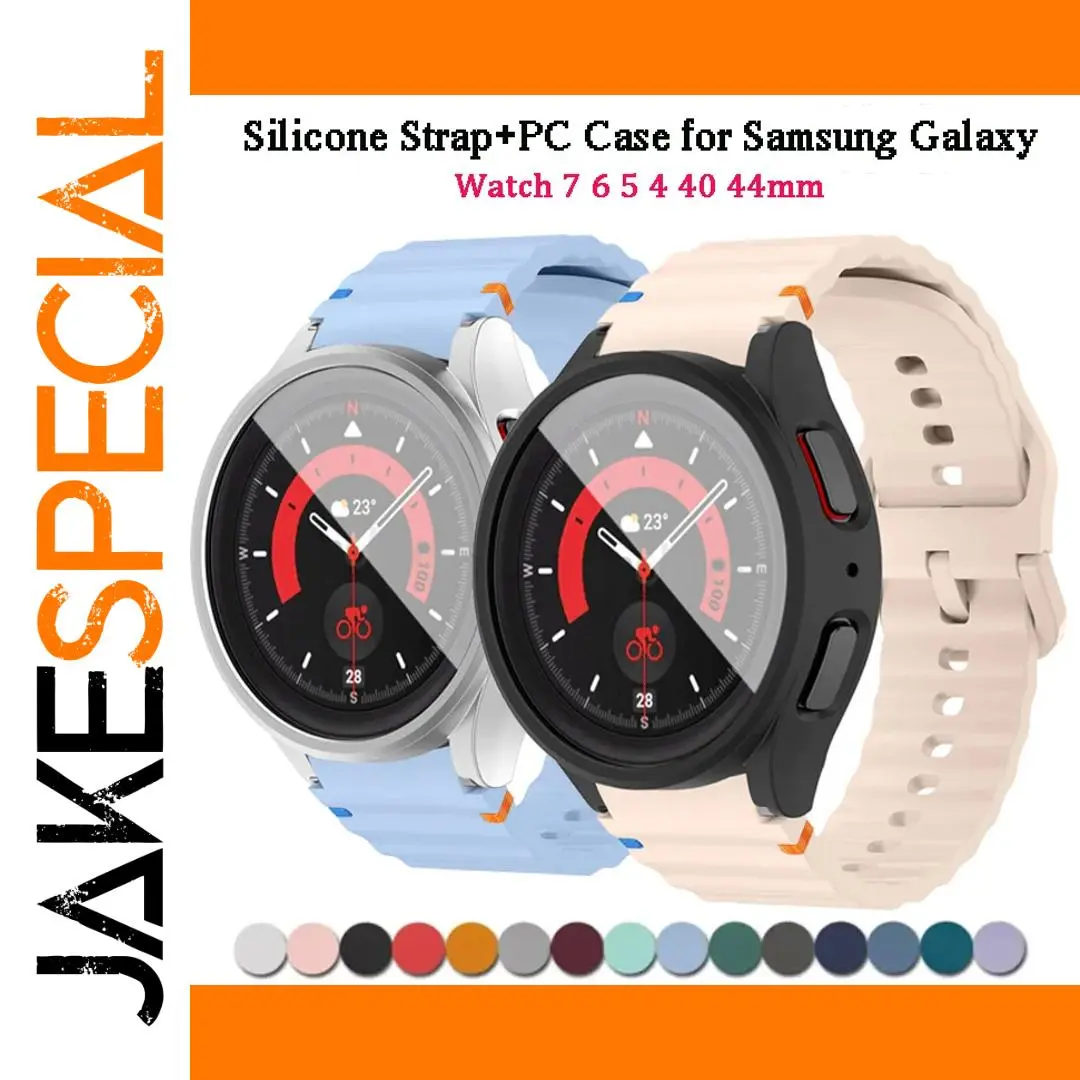 Silicone & PC Case for Samsung Galaxy Watch 7 1 Silicone & PC Case for Samsung Galaxy Watch 7