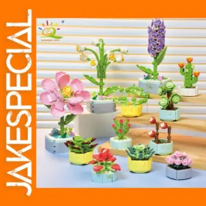 HUIQIBAO Flower Building Blocks DIY Set