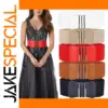 Plus Size Women's Elastic Wide Belt with Buckle