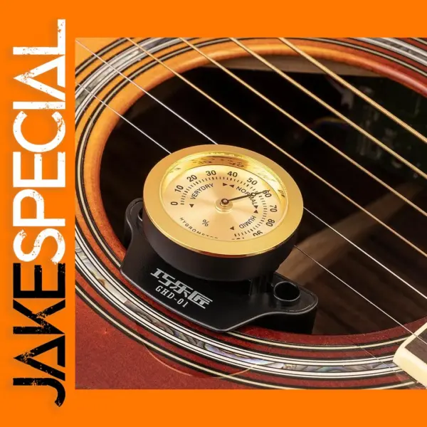 Guitar Humidifier with Hygrometer for Acoustic & Classical