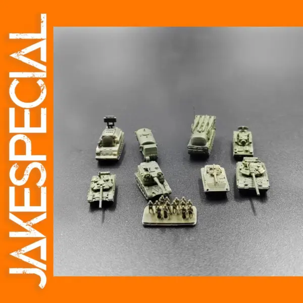 1Set 1/350 Scale T-90 Tank Model Collection