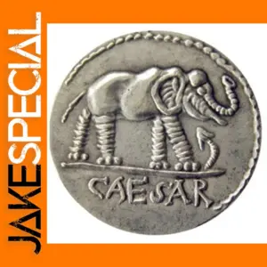 Ancient Roman Silver Decorative Coin #01