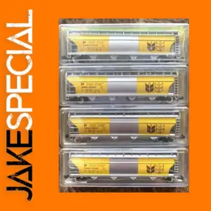 N Scale 1/160 Yellow Wheat Train Carriage Model