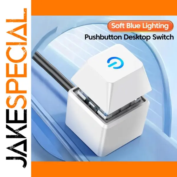 Computer Desktop Power On/Off Switch with LED