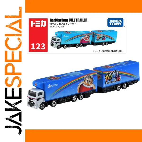 Tomica No.123 GariGarikun Trailer Model Truck