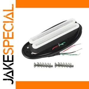 Ceramic Dual Rail Mini Humbucker Pickup White