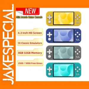Mini Portable Game Console 4.3 Inch HD Screen