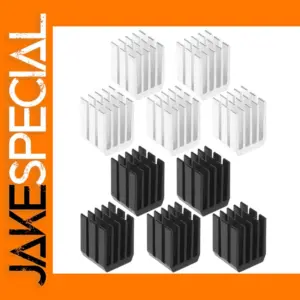 5-Piece Aluminum Heatsink Set for IC and LEDs