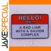 Savior Complex Metal Badge Brooch Pin