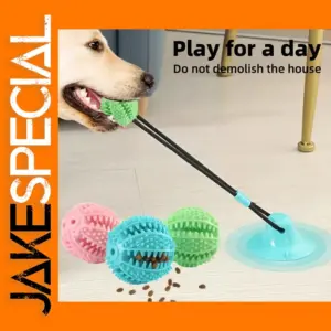 Interactive Dog Chew Toy with Suction Cup