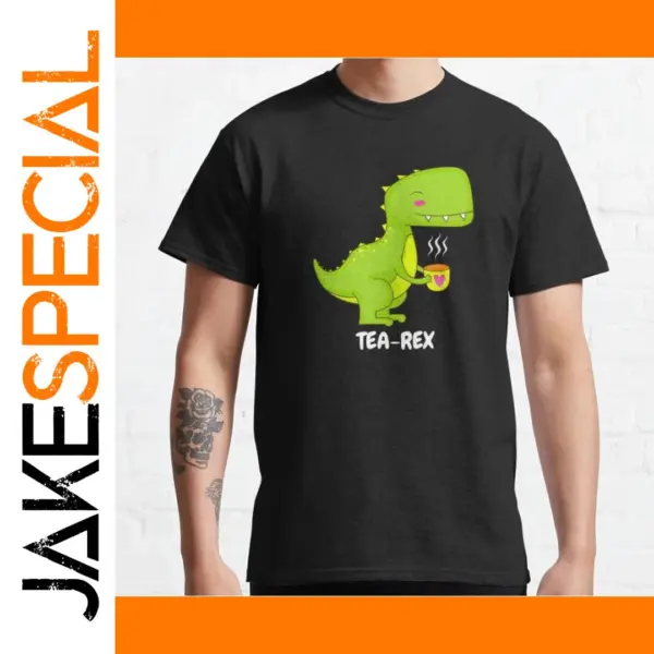 Cute Kawaii T-Rex Graphic T-Shirt for Men