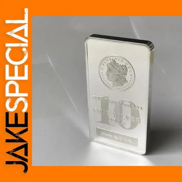 10 OZ Silver Plated Commemorative Replica Bar
