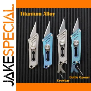 Titanium Alloy Pocket Utility Knife Tool