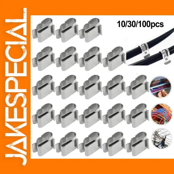 304 Stainless Steel Solar Cable Clips Set