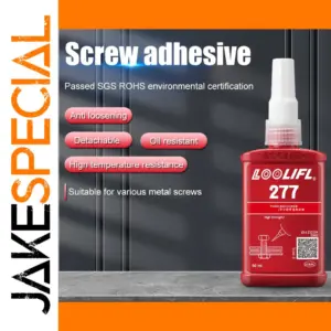 LOOLIFL 277 High-Strength Automotive Threadlocker Red