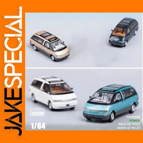 GCD 1:64 Scale PREVIA Alloy Car Model Collectible