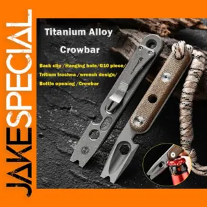 Titanium Alloy Multifunctional Pry Bar Tool