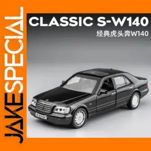 1:32 Mercedes-Benz S-W140 Diecast Alloy Model