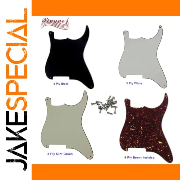 Xinyue Strat Guitar Pickguard for US 4-Hole Style