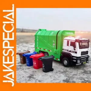 1/50 Diecast Garbage Truck Model Toy with Sound