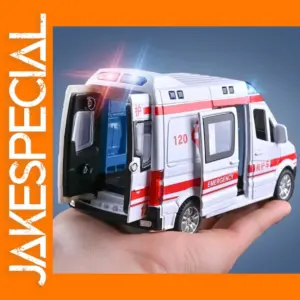 1:32 Mini Diecast Emergency Vehicle Set