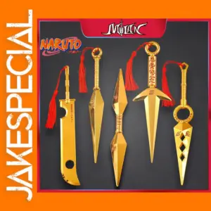 Naruto Tricolor Metal Kunai Replica 5.5-inch