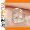 Butterfly Flower Stainless Steel Ring for Women