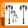 5pcs N Scale Double Headed Lamp Posts 47mm