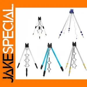 Portable Aluminum Fishing Rod Tripod Holder