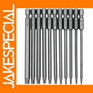 11-Piece S2 Steel Torx Screwdriver Set
