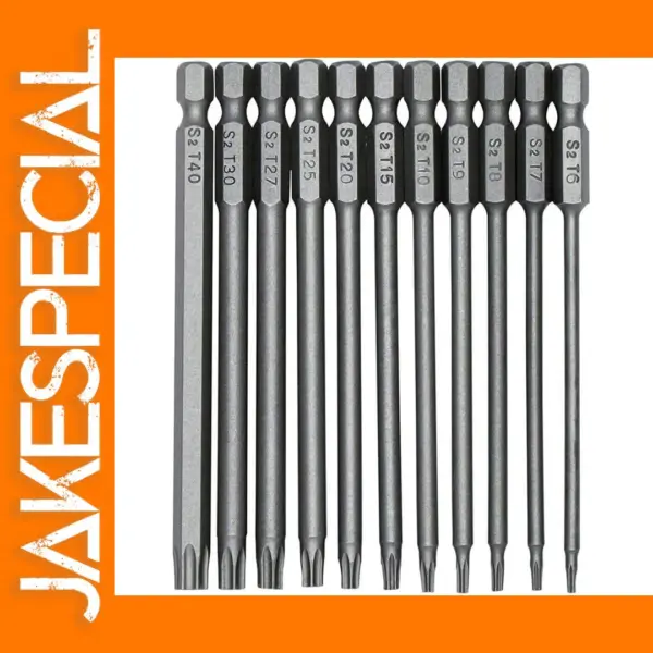 11-Piece S2 Steel Torx Screwdriver Set