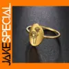 Birth Flower Signet Ring for Women