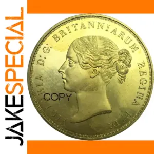 Victoria Una and the Lion Brass Replica Coin