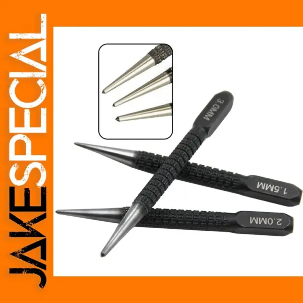 3PC Precision Center Punch Set for Crafting
