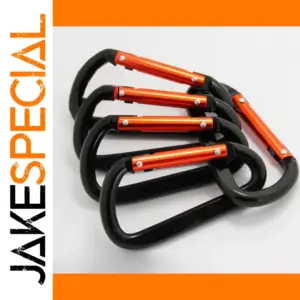 5PCS Durable Aluminum Carabiners for Outdoor Use