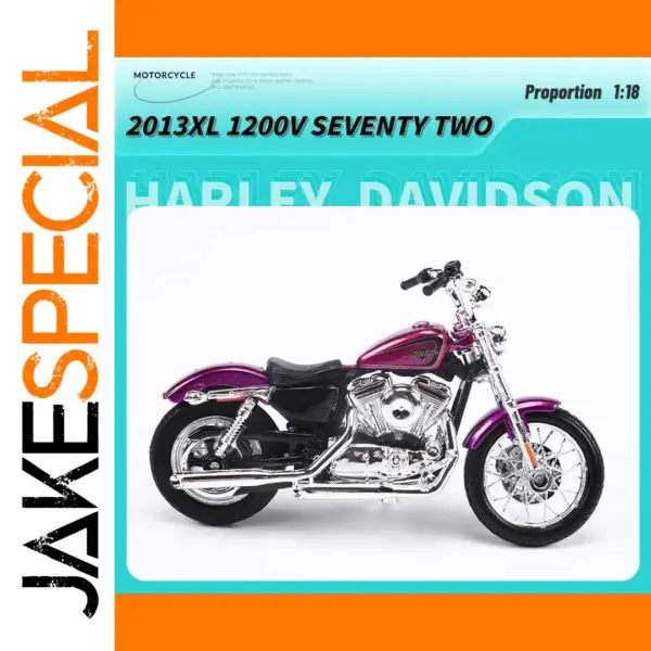 Maisto 1:18 Harley-Davidson Motorcycle Model