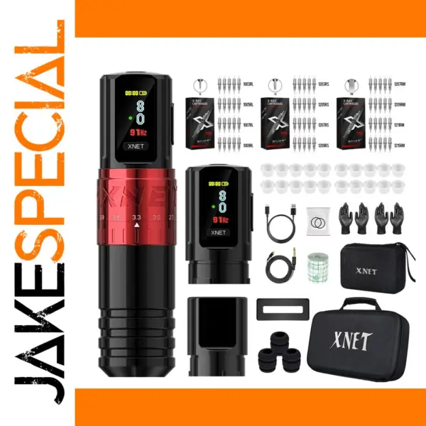 XNET Vipera Wireless Tattoo Kit with OLED Display