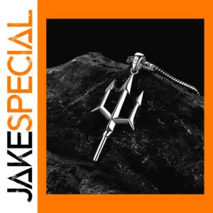 Retro Punk Trident Pendant Necklace for Everyone
