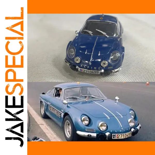 Diecast 1:43 Alpine A110 Classic Police Model