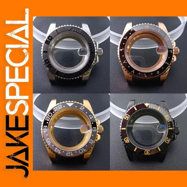 Stainless Steel GMT Watch Case for NH35 Movement