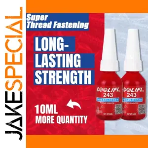 LOOLIFL 243 Medium Strength Threadlocker, 10ml