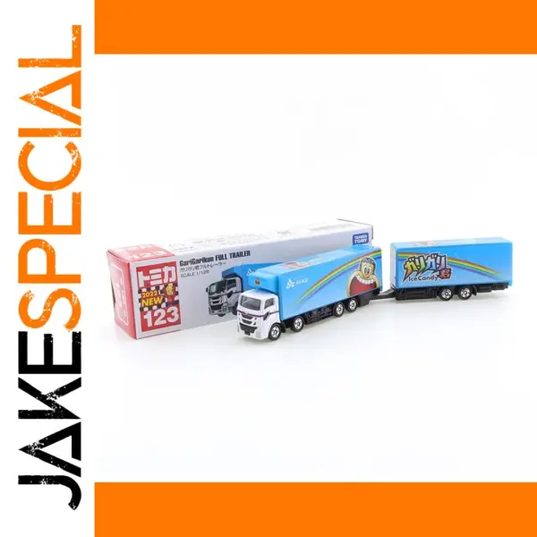 Tomica No.123 Garigari Ice Bar Trailer Model