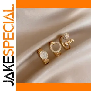 Geometric Stainless Steel Hollow Opening Ring