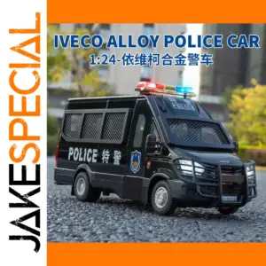 1:24 High Simulation Diecast Police Car Model