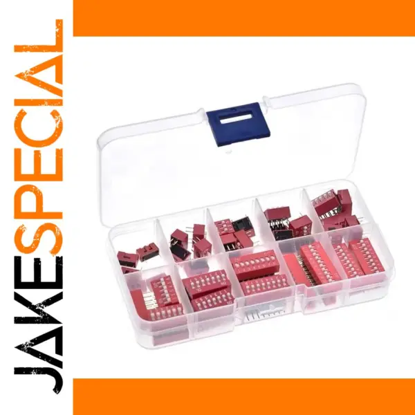 8-Way DIP Switch Kit in Box 2.54mm Toggle Switches