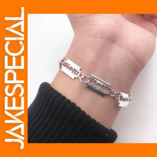 Unisex Blade Design Choker Bracelet